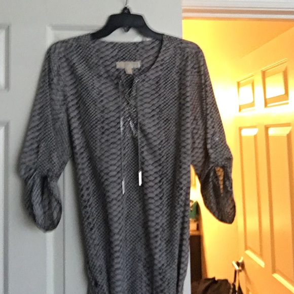 Snake-Print Michael Kors Dress