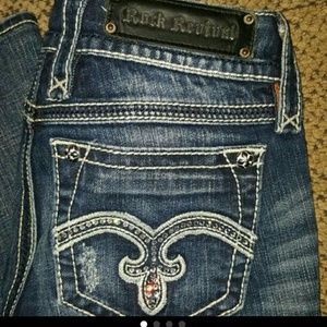 rock revival boot cut jeans size 27