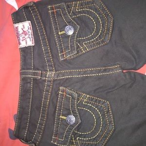 True Religion olive green Joey big T sweatpants !