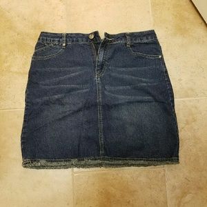 Cute and casual jean skirt