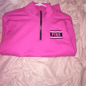 VS pink half zip