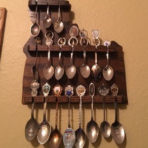 Grandmas spoon collection.