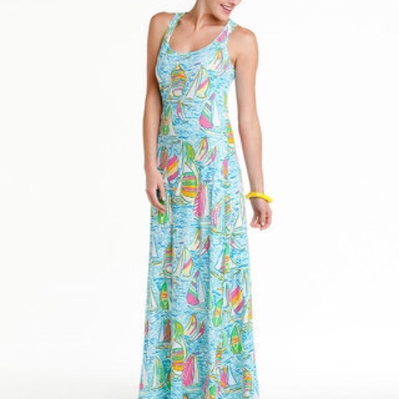 Lilly Pulitzer "You Gotta Regatta" Maxi Dress