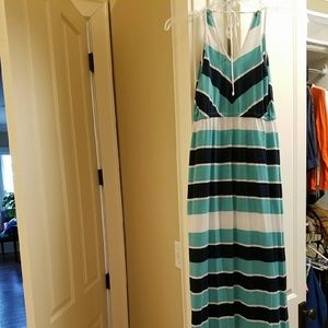 Drawstring maxi dress