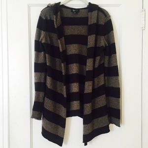 Aqua Cashmere Hooded Sweatshirt, S