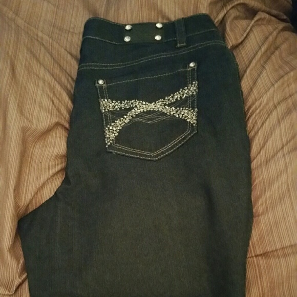 Capris with bling