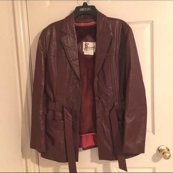 VINTAGE BERMANS LEATHER JACKET