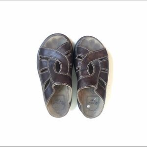 VINTAGE Dr. Martens Brown Leather Slip-Ons