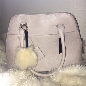 Faux leather handbag