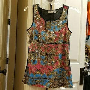 Sparkly tank... business casual or dress it up!