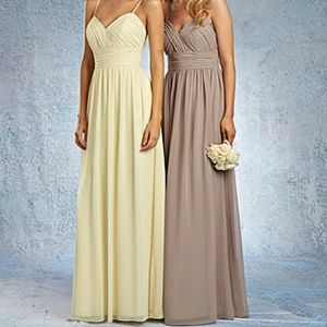 Rum Pink Alfred Angelo Spaghetti Strap Formal Gown