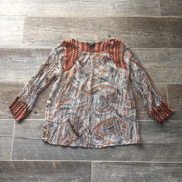 Lucky Brand Blouse Size Medium