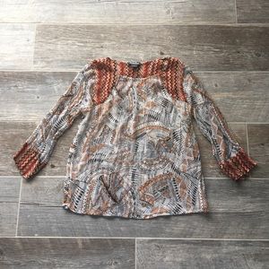 Lucky Brand Blouse Size Medium