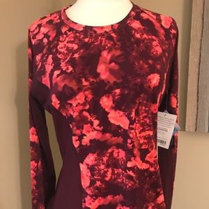 Athleta long sleeve work out top NWT, Medium