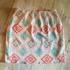 HP{Anthropologie, M} Tribal/Aztec Sequin Skirt
