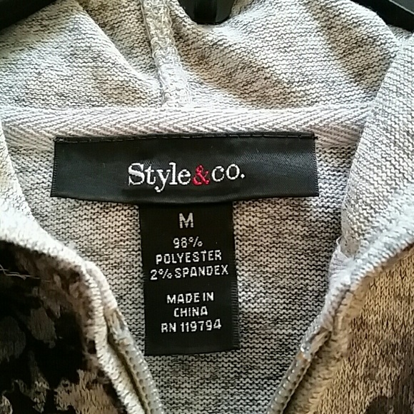 Gray Keylows painted on Black Sweatshirt