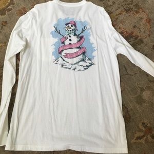 Lauren James Bows in Snow LS Tee