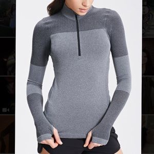 Forever 21 gray activewear jacket