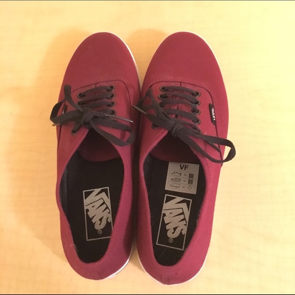 Burgundy vans