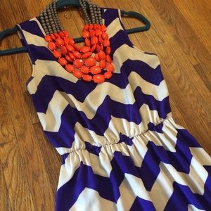 Above the knee•Chevron•Dress