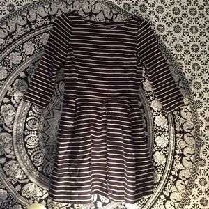 Stripped Banana Republic Dress