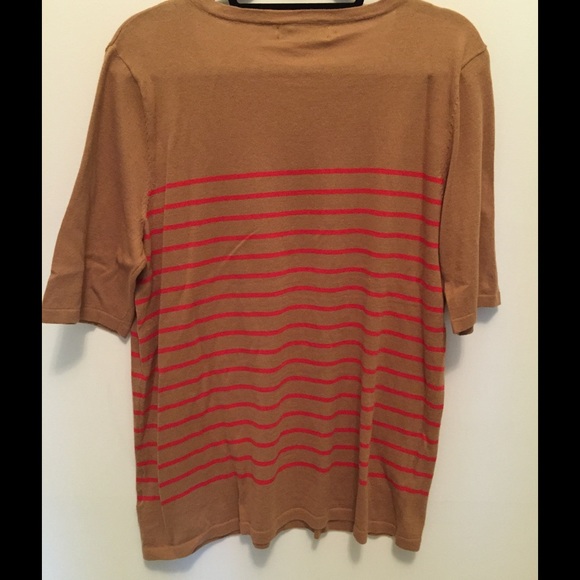 JONES NY KNIT SHORT SLEEVE TOP, NWT - Picture 4 of 4