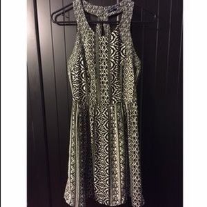 Aztec printed dress