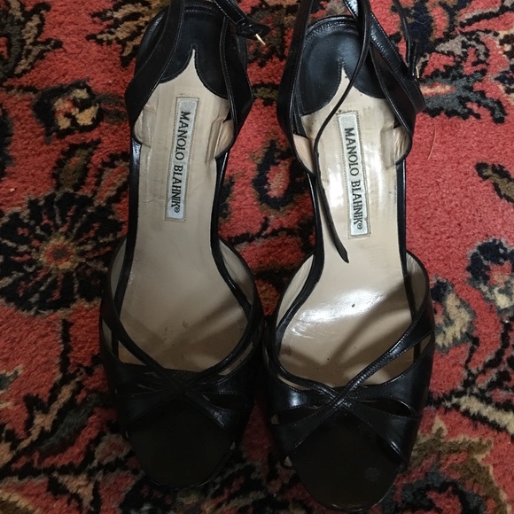 Manolo Blahnik Black Heels