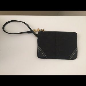 Black Coach Wristlet
