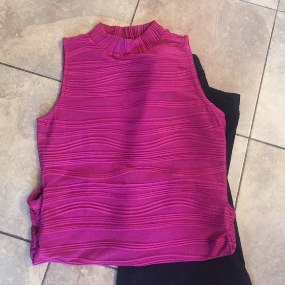 NOT FOR SALE!! Raspberry mock turtleneck