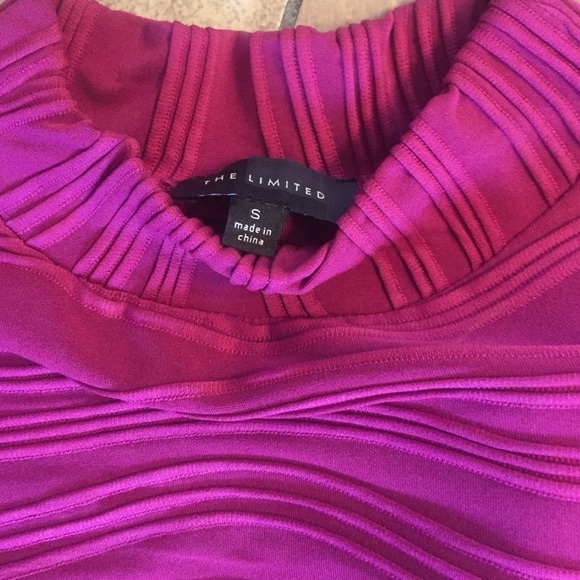 NOT FOR SALE!! Raspberry mock turtleneck - Picture 2 of 3