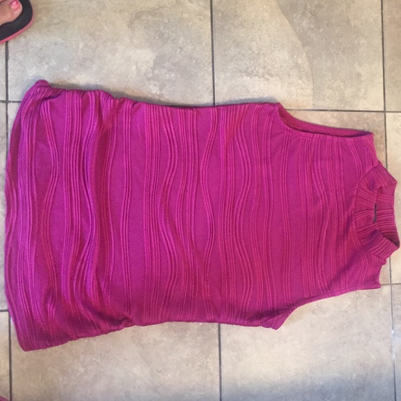 NOT FOR SALE!! Raspberry mock turtleneck - Picture 3 of 3