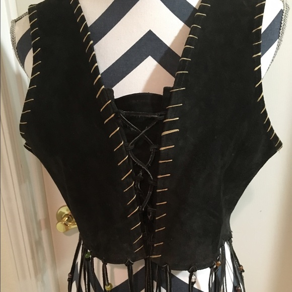 Nwt Boho Suede Vest
