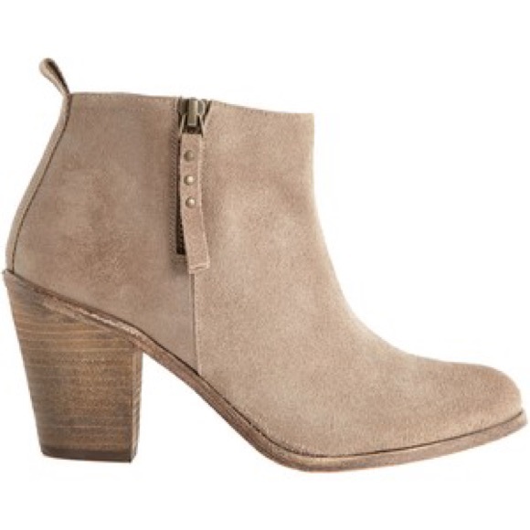 Suede booties
