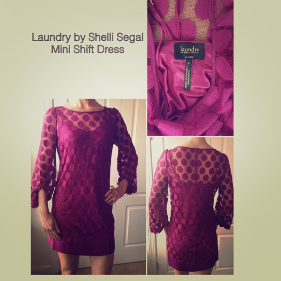Laundry by Shelli Segal Mini Shift Dress, Size 4