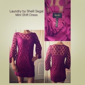 Laundry by Shelli Segal Mini Shift Dress, Size 4
