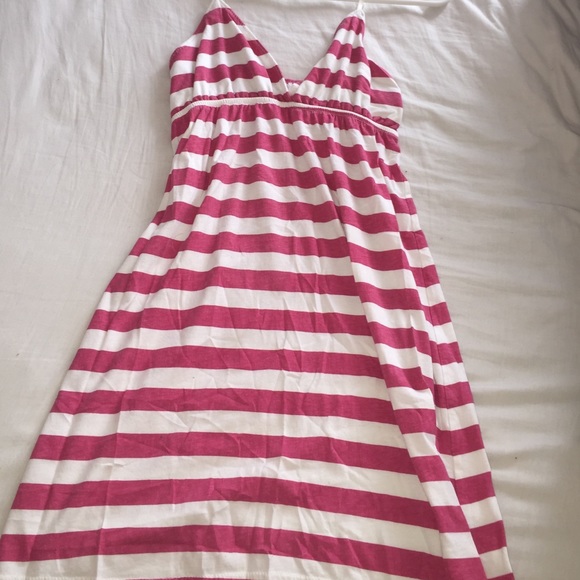 Pink and white striped dress! - Picture 1 of 4