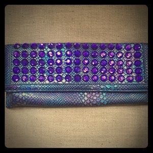 Christian Audigier beaded clutch