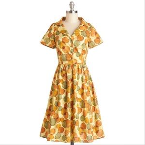 ModCloth Paint a Picturesque Dress in Leaves