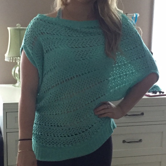 Asymmetrical spring sweater