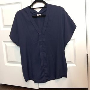 Navy Tobi Blouse size M