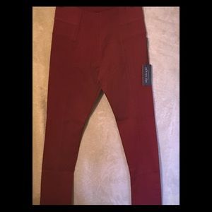 Burgundy Jeggings