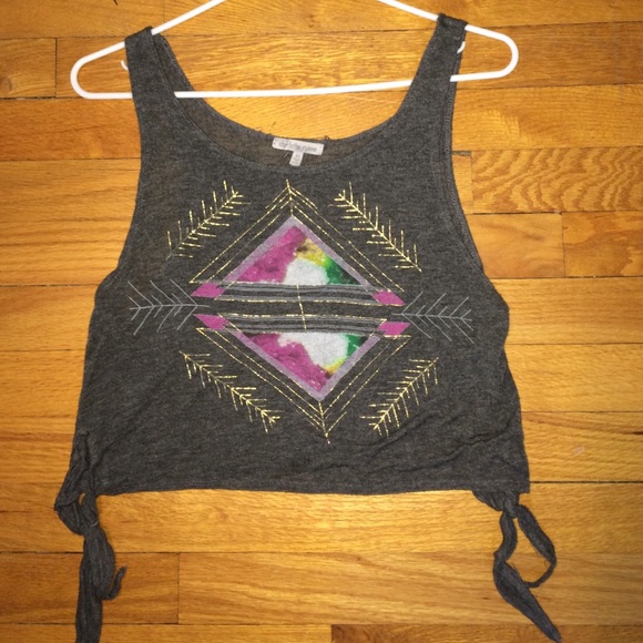 Crop tank top from Charlotte Russe.