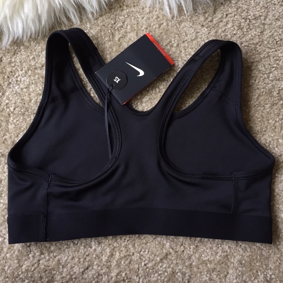 LAST ONE❗️Nike Pro Classic Black Sports Bra - Picture 3 of 4