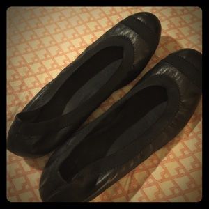 Stuart Weitzman Black Flats