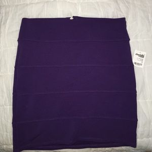 BRAND NEW Charlotte Russe Purple Bodycon Skirt