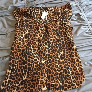 Express leopard print blouse. NWT