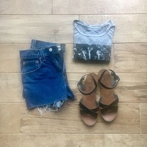 Levi's High Waisted Cut-off Shorts