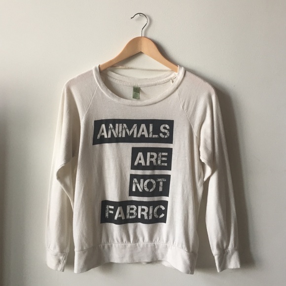 Vegan Message Sweatshirt