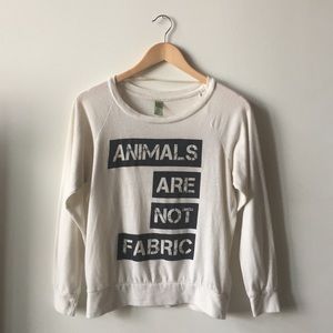 Vegan Message Sweatshirt